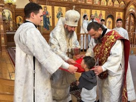 В Неделю 7-ю после Пасхи Христовой архиепископ Амфилохий совершил Божественную Литургию в Андреевском кафедральном соборе