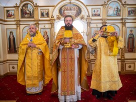 Престольный праздник в храме святого праведного Иоанна Кронштадтского города Лисаковск