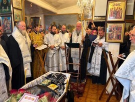 Состоялось отпевание духовника Карагандинской епархии схиархимандрита Пахомия (Горошко) – ученика преподобного старца Севастиана