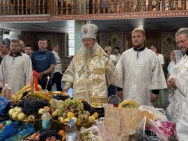 Преображение Господа Бога и Спаса нашего Иисуса Христа Архиерейское служение в Свято-Никольском кафедральном соборе г. Шымкента