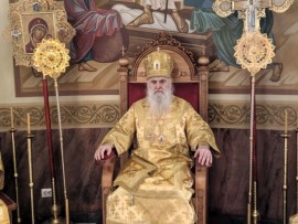 В Неделю 20-ю по Пятидесятнице Его Высокопреосвященство, Высокопреосвященнейший архиепископ Варсонофий совершил Божественную Литургию в кафедральном соборе Воскресения Христова города Кокшетау