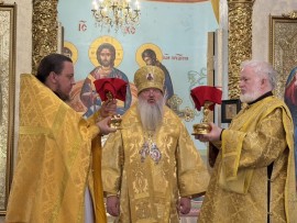 Неделя 20-я по Пятидесятнице. Архиерейское служение в Свято-Никольском кафедральном соборе
