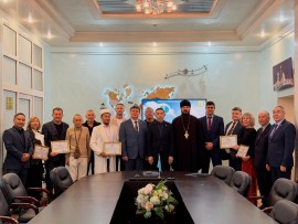 Секретарь Костанайской епархии принял участие в мероприятии, посвященном Дню Духовного согласия